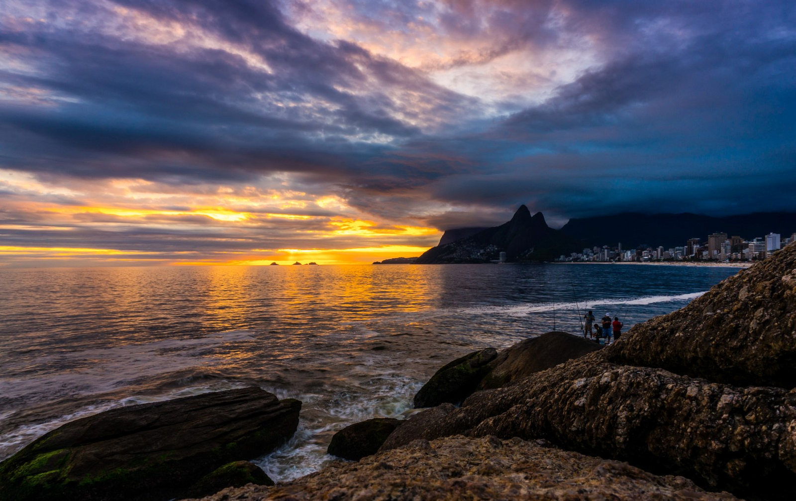 Sunset at Arpoador Rock