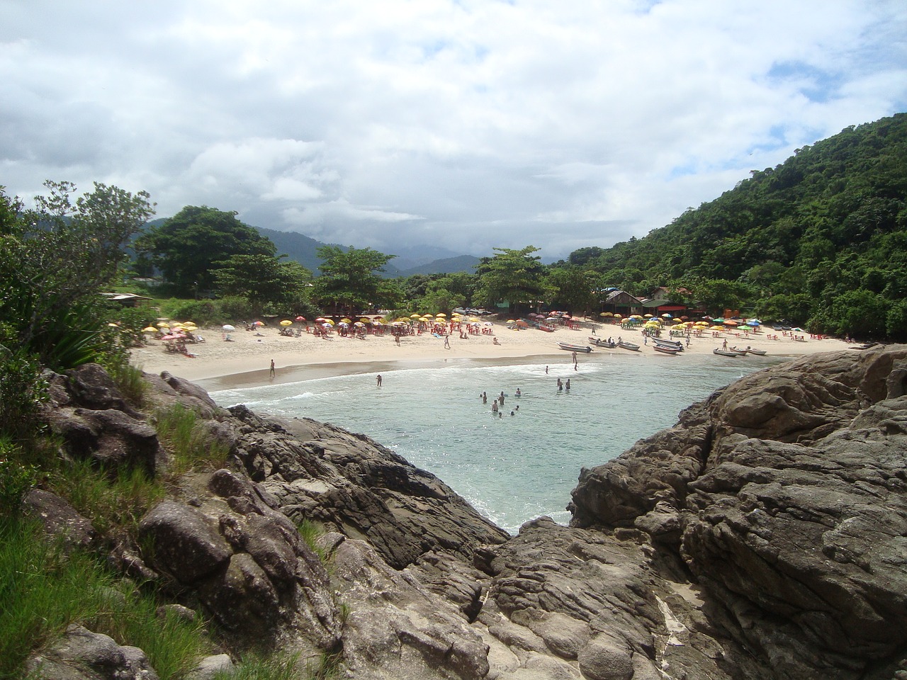 Beach in Paraty, Brazil